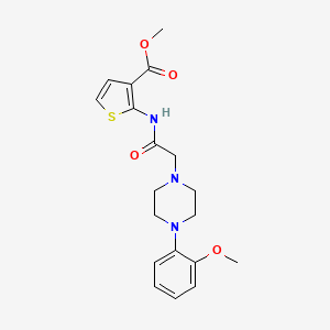 methyl 2-({[4-(2-methoxyphenyl)-1-piperazinyl]acetyl}amino)-3-thiophenecarboxylate