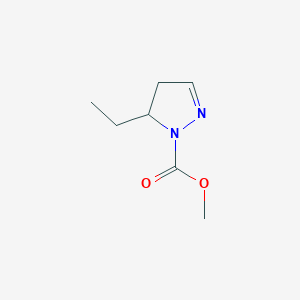 B053173 Methyl 4,5-dihydro-5-ethyl-1H-pyrazole-1-carboxylate CAS No. 121306-81-8