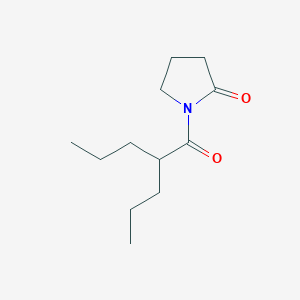 molecular formula C12H21NO2 B053175 缬草酰基-2-吡咯烷酮 CAS No. 120425-64-1