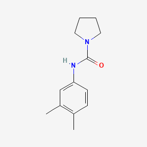 N-(3,4-dimethylphenyl)pyrrolidine-1-carboxamide