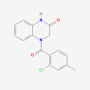 4-(2-chloro-4-methylbenzoyl)-3,4-dihydro-2(1H)-quinoxalinone