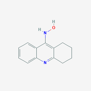 molecular formula C13H14N2O B053182 9-Acridinamine, 1,2,3,4-tetrahydro-N-hydroxy- CAS No. 118976-89-9