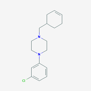 1-(3-Chlorophenyl)-4-(cyclohex-3-en-1-ylmethyl)piperazine