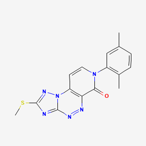 7-(2,5-dimethylphenyl)-2-(methylsulfanyl)pyrido[4,3-e][1,2,4]triazolo[5,1-c][1,2,4]triazin-6(7H)-one