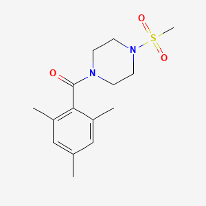 MESITYL[4-(METHYLSULFONYL)PIPERAZINO]METHANONE