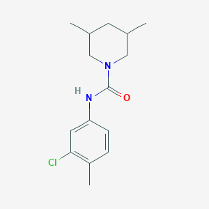 N-(3-chloro-4-methylphenyl)-3,5-dimethylpiperidine-1-carboxamide