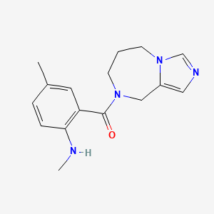 2-(6,7-dihydro-5H-imidazo[1,5-a][1,4]diazepin-8(9H)-ylcarbonyl)-N,4-dimethylaniline