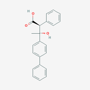 B053189 (2S,3R)-3-hydroxy-2-phenyl-3-(4-phenylphenyl)butanoic acid CAS No. 119725-44-9