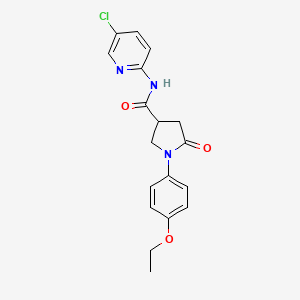 N-(5-chloropyridin-2-yl)-1-(4-ethoxyphenyl)-5-oxopyrrolidine-3-carboxamide