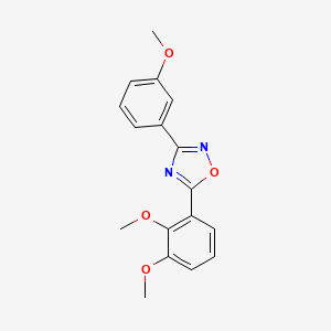 5-(2,3-dimethoxyphenyl)-3-(3-methoxyphenyl)-1,2,4-oxadiazole