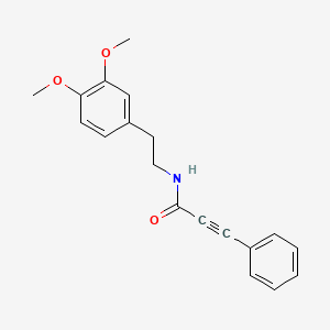 N-[2-(3,4-dimethoxyphenyl)ethyl]-3-phenylprop-2-ynamide