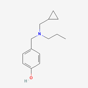 4-{[(cyclopropylmethyl)(propyl)amino]methyl}phenol