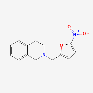 2-[(5-nitro-2-furyl)methyl]-1,2,3,4-tetrahydroisoquinoline