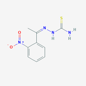 N'-[1-(2-nitrophenyl)ethylidene]carbamohydrazonothioic acid