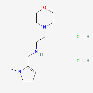 molecular formula C12H23Cl2N3O B5322269 N-[(1-methylpyrrol-2-yl)methyl]-2-morpholin-4-ylethanamine;dihydrochloride 