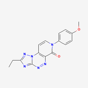 2-ethyl-7-(4-methoxyphenyl)pyrido[4,3-e][1,2,4]triazolo[5,1-c][1,2,4]triazin-6(7H)-one