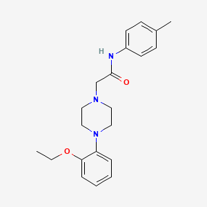 2-[4-(2-ethoxyphenyl)piperazin-1-yl]-N-(4-methylphenyl)acetamide