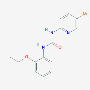 molecular formula C14H14BrN3O2 B5322389 N-(5-bromo-2-pyridinyl)-N'-(2-ethoxyphenyl)urea 