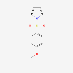 molecular formula C12H13NO3S B5322447 1-[(4-ethoxyphenyl)sulfonyl]-1H-pyrrole 