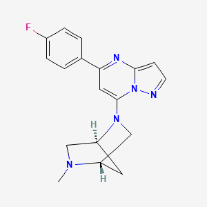 5-(4-fluorophenyl)-7-[(1S*,4S*)-5-methyl-2,5-diazabicyclo[2.2.1]hept-2-yl]pyrazolo[1,5-a]pyrimidine