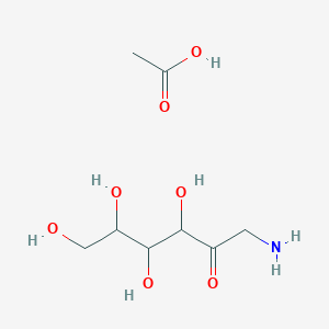 Acetic acid;1-amino-3,4,5,6-tetrahydroxyhexan-2-one