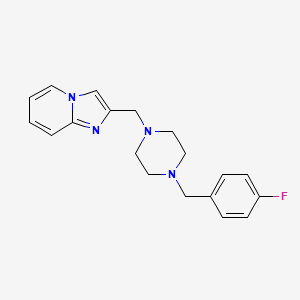 2-{[4-(4-fluorobenzyl)-1-piperazinyl]methyl}imidazo[1,2-a]pyridine