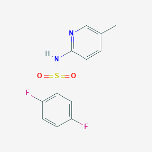 2,5-difluoro-N-(5-methyl-2-pyridinyl)benzenesulfonamide