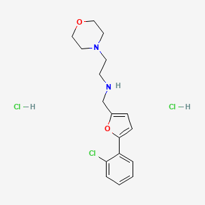 N-{[5-(2-chlorophenyl)-2-furyl]methyl}-2-(4-morpholinyl)ethanamine dihydrochloride