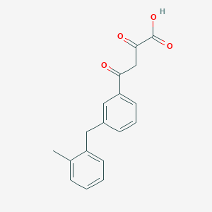 4-[3-(o-Tolylmethyl)phenyl]-2,4-dioxo-butanoic acid
