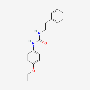 molecular formula C17H20N2O2 B5322960 N-(4-ETHOXYPHENYL)-N'-PHENETHYLUREA 