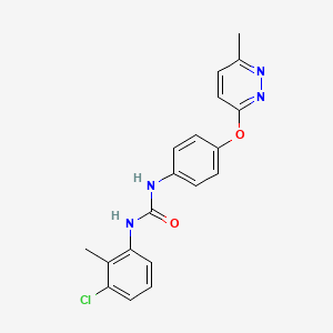 N-(3-chloro-2-methylphenyl)-N'-{4-[(6-methyl-3-pyridazinyl)oxy]phenyl}urea