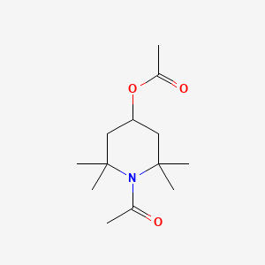 molecular formula C13H23NO3 B5322981 1-acetyl-2,2,6,6-tetramethyl-4-piperidinyl acetate 