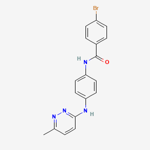 4-bromo-N-{4-[(6-methyl-3-pyridazinyl)amino]phenyl}benzamide