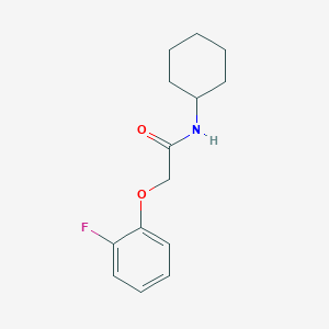 N-cyclohexyl-2-(2-fluorophenoxy)acetamide