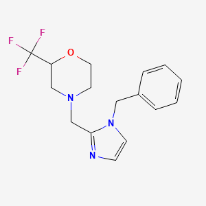 4-[(1-benzyl-1H-imidazol-2-yl)methyl]-2-(trifluoromethyl)morpholine