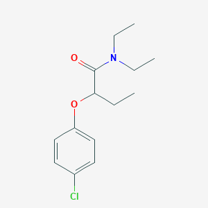 2-(4-chlorophenoxy)-N,N-diethylbutanamide