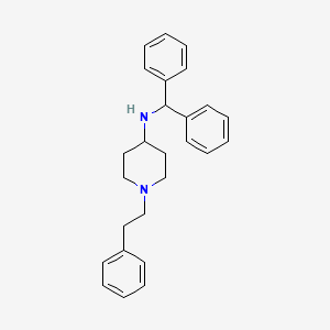 molecular formula C26H30N2 B5323245 N-(diphenylmethyl)-1-(2-phenylethyl)-4-piperidinamine 