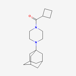 [4-(1-ADAMANTYL)PIPERAZINO](CYCLOBUTYL)METHANONE