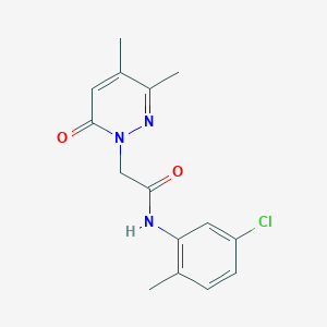 N-(5-chloro-2-methylphenyl)-2-(3,4-dimethyl-6-oxo-1(6H)-pyridazinyl)acetamide