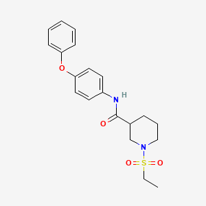 1-(ethylsulfonyl)-N-(4-phenoxyphenyl)-3-piperidinecarboxamide