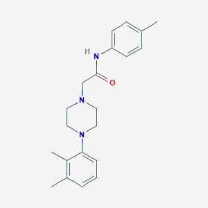 2-[4-(2,3-dimethylphenyl)-1-piperazinyl]-N-(4-methylphenyl)acetamide