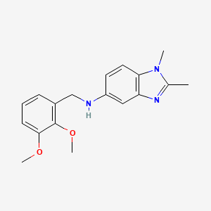 N-(2,3-dimethoxybenzyl)-1,2-dimethyl-1H-benzimidazol-5-amine