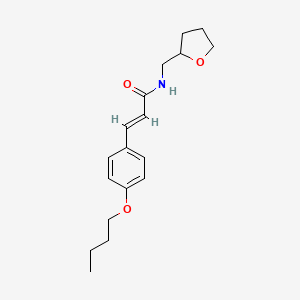 3-(4-butoxyphenyl)-N-(tetrahydro-2-furanylmethyl)acrylamide