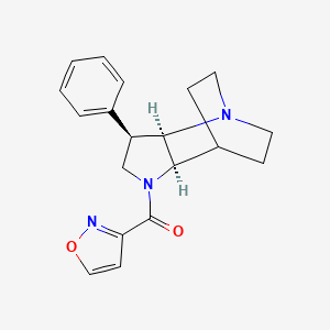 (3R*,3aR*,7aR*)-1-(isoxazol-3-ylcarbonyl)-3-phenyloctahydro-4,7-ethanopyrrolo[3,2-b]pyridine