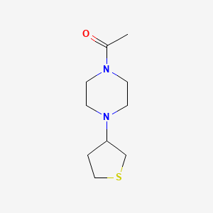 1-[4-(Thiolan-3-yl)piperazin-1-yl]ethanone