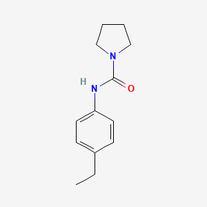 N-(4-ethylphenyl)-1-pyrrolidinecarboxamide