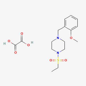 1-(ethylsulfonyl)-4-(2-methoxybenzyl)piperazine oxalate