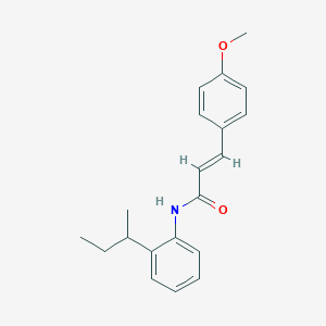 molecular formula C20H23NO2 B5323694 N-(2-sec-butylphenyl)-3-(4-methoxyphenyl)acrylamide 