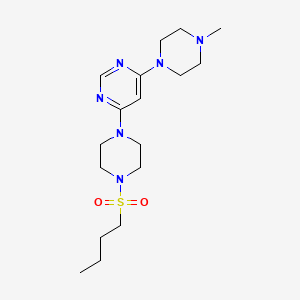 4-[4-(butylsulfonyl)-1-piperazinyl]-6-(4-methyl-1-piperazinyl)pyrimidine