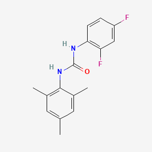 N-(2,4-difluorophenyl)-N'-mesitylurea